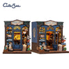 Book Nook DIY Wooden Miniature Kit with LED Lighting