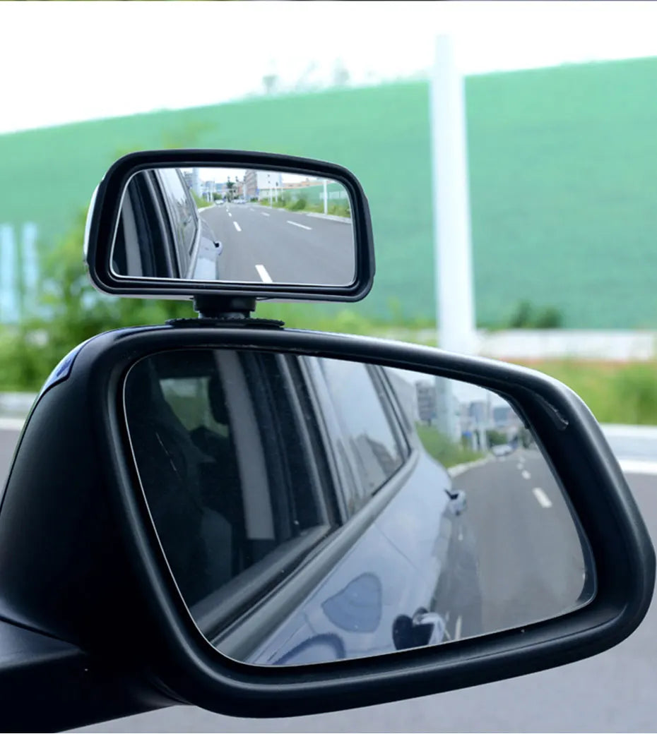 360-Degree Rotating Blind Spot Mirror for Cars