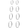 Classic Stainless Steel Hoop Earrings