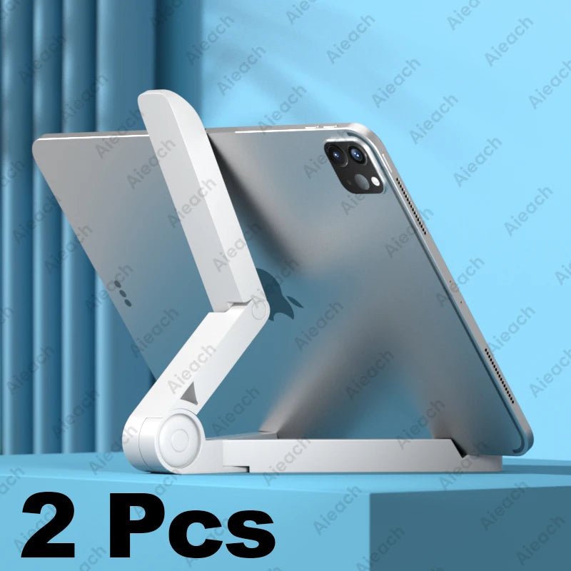 Support Pliant Ajustable pour Tablettes et Smartphones