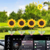 Mini Sunflower Shaking Head Car Decorations (Set of 5)