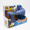 A box of the Minions Despicable Me Mini Fart Blaster toy, featuring a purple blaster and Minion graphics.