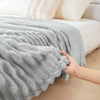 Ultra-Soft Striped Flannel Throw Blanket