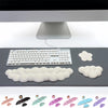Cloud Wrist Rest Set with Floral Coaster and Non-Slip Base
