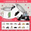 A collection of 14 cute Bongo cat stickers packaged in a clear roll for decoration.