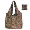 Foldable Reusable Shopping Tote with Animal Print Design