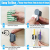 Self-Adhesive Silicone Pen Holder for Desk Organization