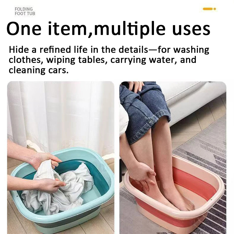 Foldable Foot Bath Tub – Portable Ergonomic Basin for Home & Travel
