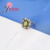 Halo Engagement Ring with Cubic Zirconia