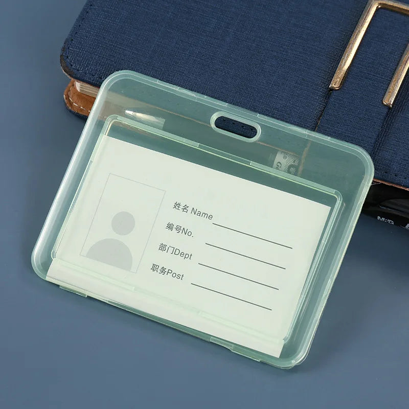 Slim ID Badge Holder with Lanyard