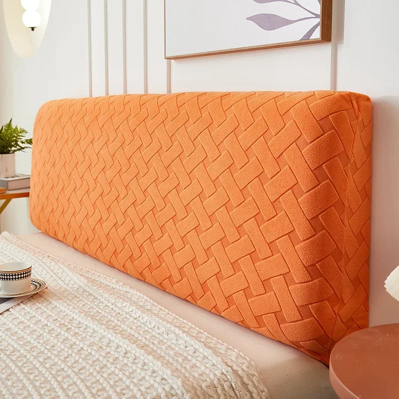 Stretchable Solid Color Headboard Cover Protector