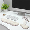 Cloud Wrist Rest Set with Floral Coaster and Non-Slip Base