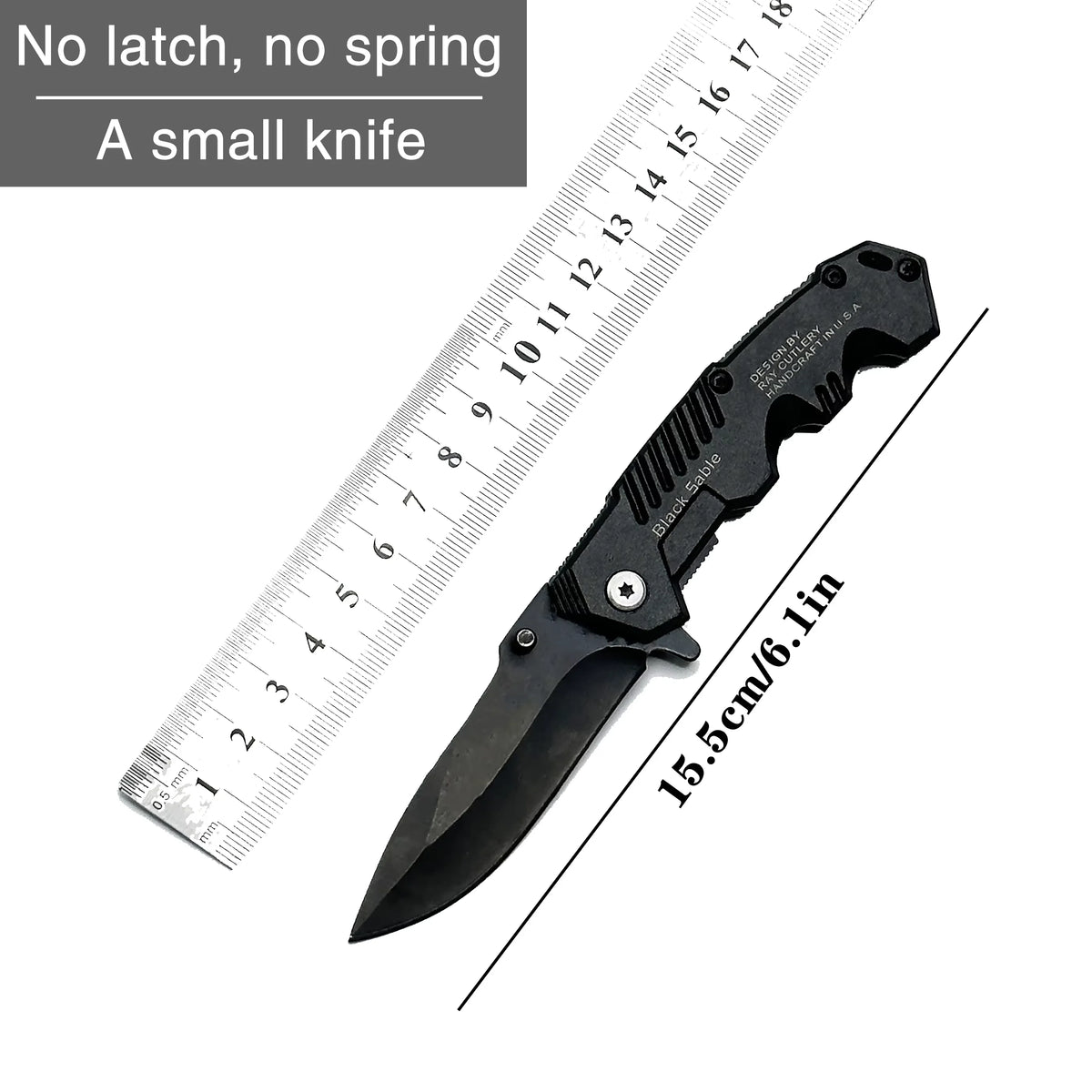 Folding Survival Knife with Stainless Steel Blade