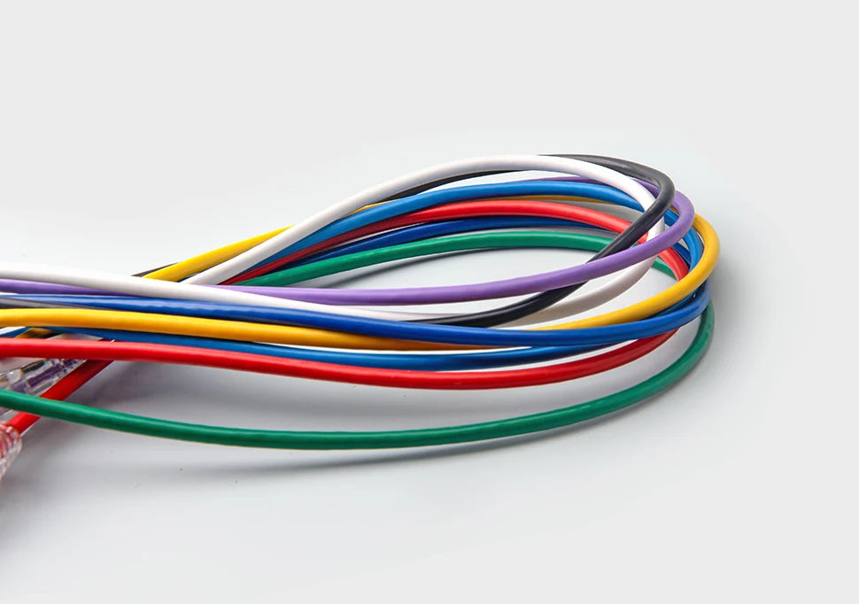Slim Cat6A Ethernet Patch Cables – 28AWG UTP RJ45 (5-Pack)
