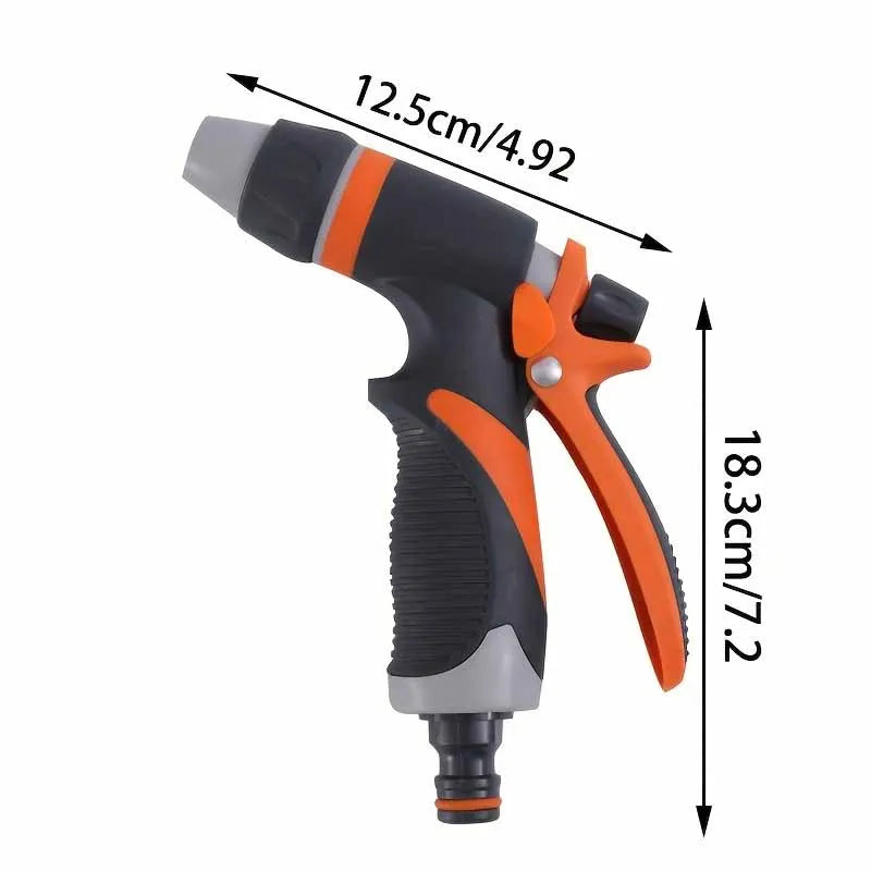 Flexible Expandable Garden Hose with High-Pressure Spray Gun