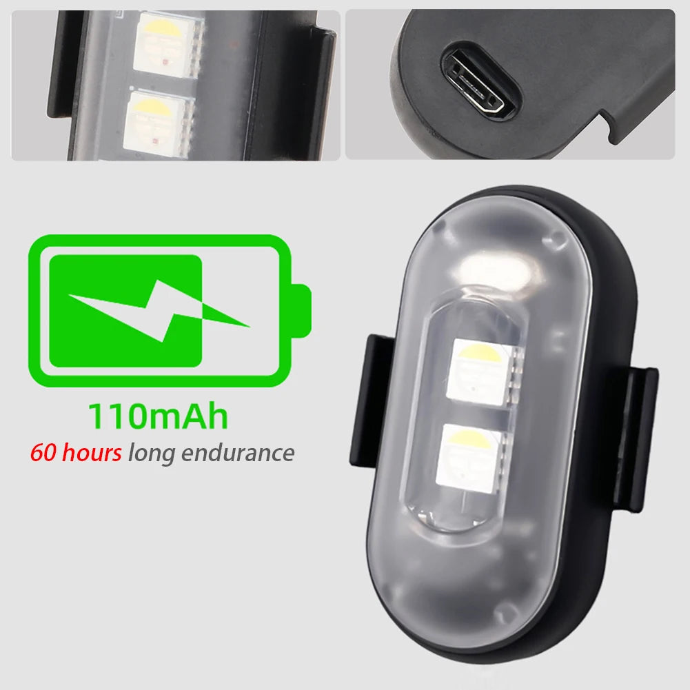 RGB LED Strobe Light with Remote Control for Vehicles and Drones