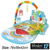 Musical Activity Gym with Kick-and-Play Piano for Babies