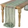 Cotton Gauze Table Runner - Rustic Country Boho Decor