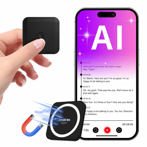 Grabadora de voz con IA, transcripción y resumen automáticos