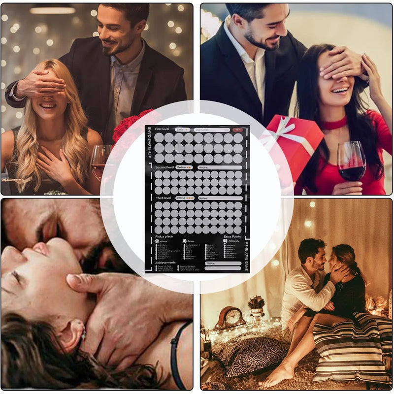 100 Date Night Ideas Scratch-Off Poster