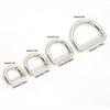 Stainless Steel D-Ring Clips with Snap Hooks for Bags and Keychains (Set of 5)