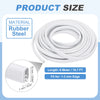 Roll of white rubber steel trim for protecting 1-3 mm edges, measuring 6 meters long.