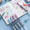 Color Gel Pens - 0.5mm Fine Point, Quick-Drying Ink