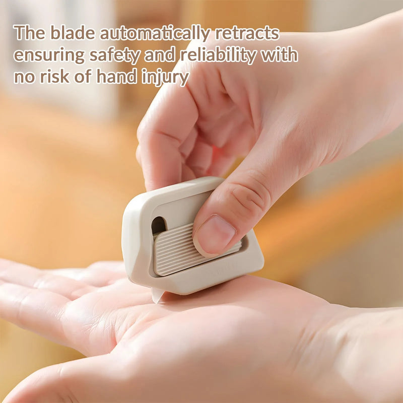 Magnetic Ceramic Utility Knife with Auto-Retracting Blade