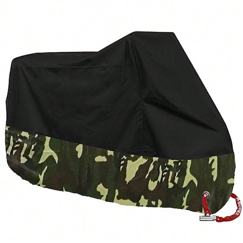 All-Season Waterproof Motorcycle Cover with Storage Bag