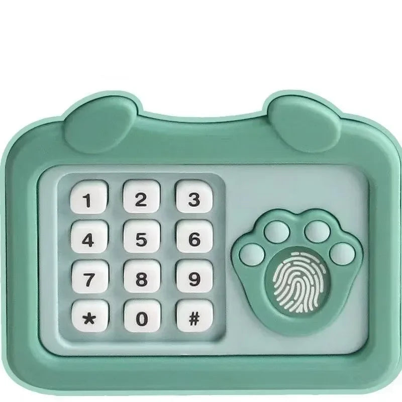 Smart Fingerprint Piggy Bank with Cash Depositor