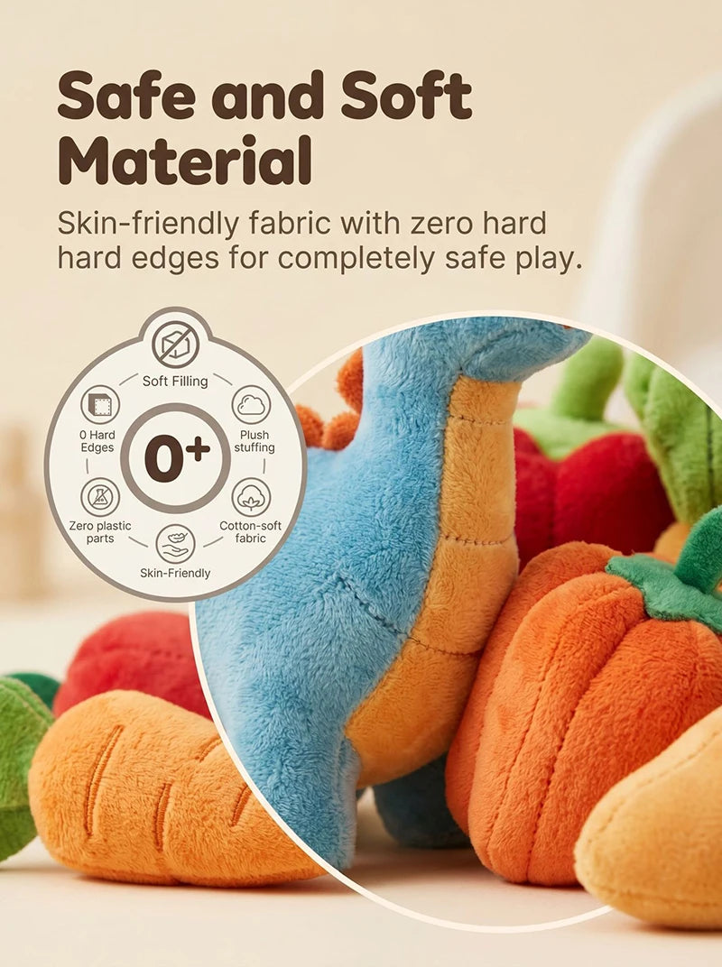 Montessori Carrot Pluck & Sort Sensory Toy Set