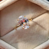 Oval Zircon Sterling Silver Ring