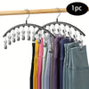 Space-Saving Closet Organizer with 10 Sturdy Clips