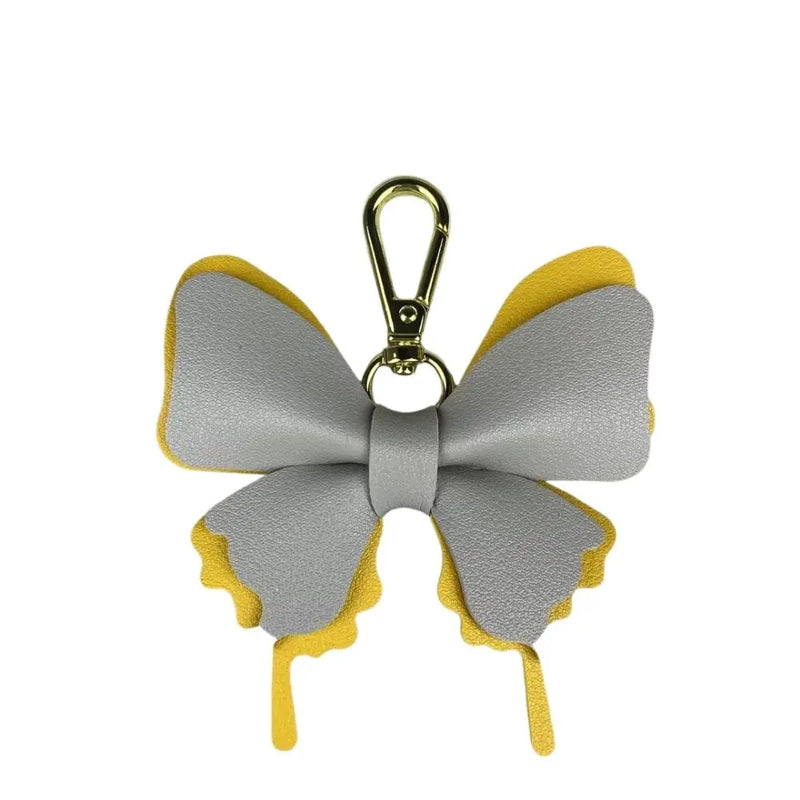PU Leather Butterfly Bag Charm