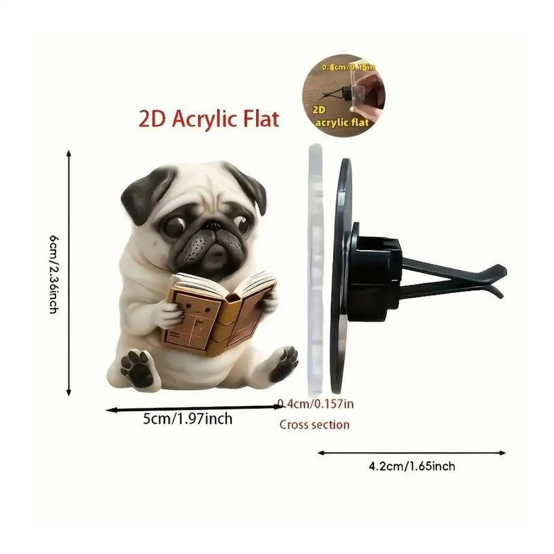 Pug Car Vent Air Freshener