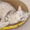 Oval Corrugated Cat Scratching Board