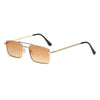 Vintage Double-Bridge Square Sunglasses