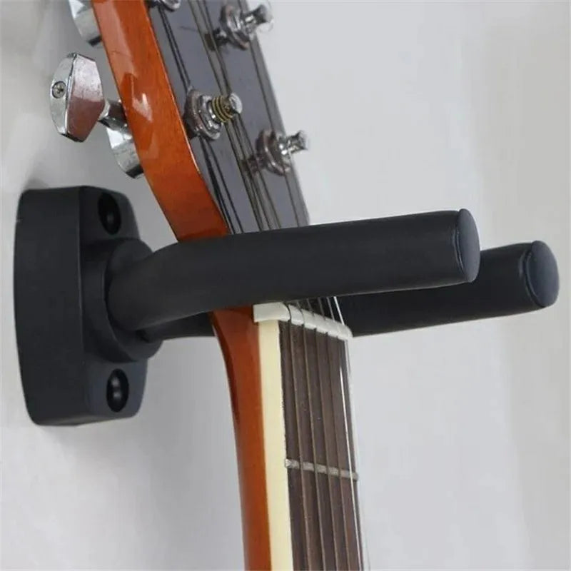 Wall-Mounted Guitar Hanger with Screws
