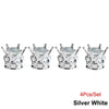 Crystal Crown Tire Valve Caps - Set of 4