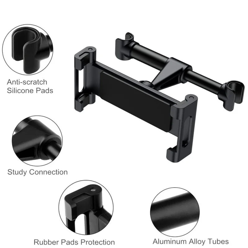 Universal Car Headrest Tablet & Phone Mount