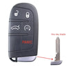 Replacement Key Fob Shell Cover for Select Jeep, Dodge, Chrysler & FIAT Models