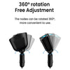 Dual-Port Car Charger with Digital Display and PD Support