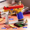 Continuous Fire Building Block Pistol with Ejecting Shells