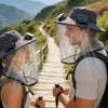 Gorro con ventilador solar y protección solar UPF 50+