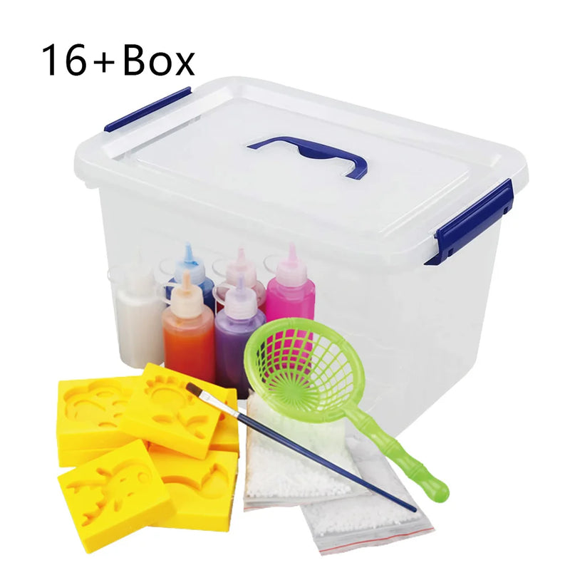 Kit de Manualidades Criaturas Marinas Mágicas en 3D