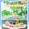 Resin Flower Pot Elf Figurine for Car Interior & Desktop