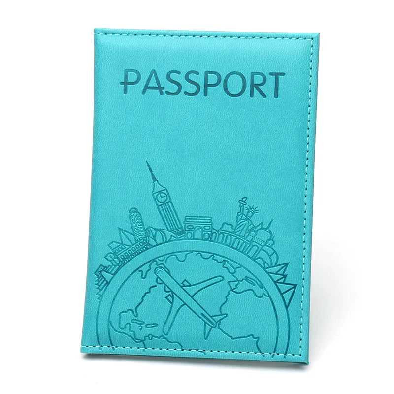 Porte-passeport en cuir élégant