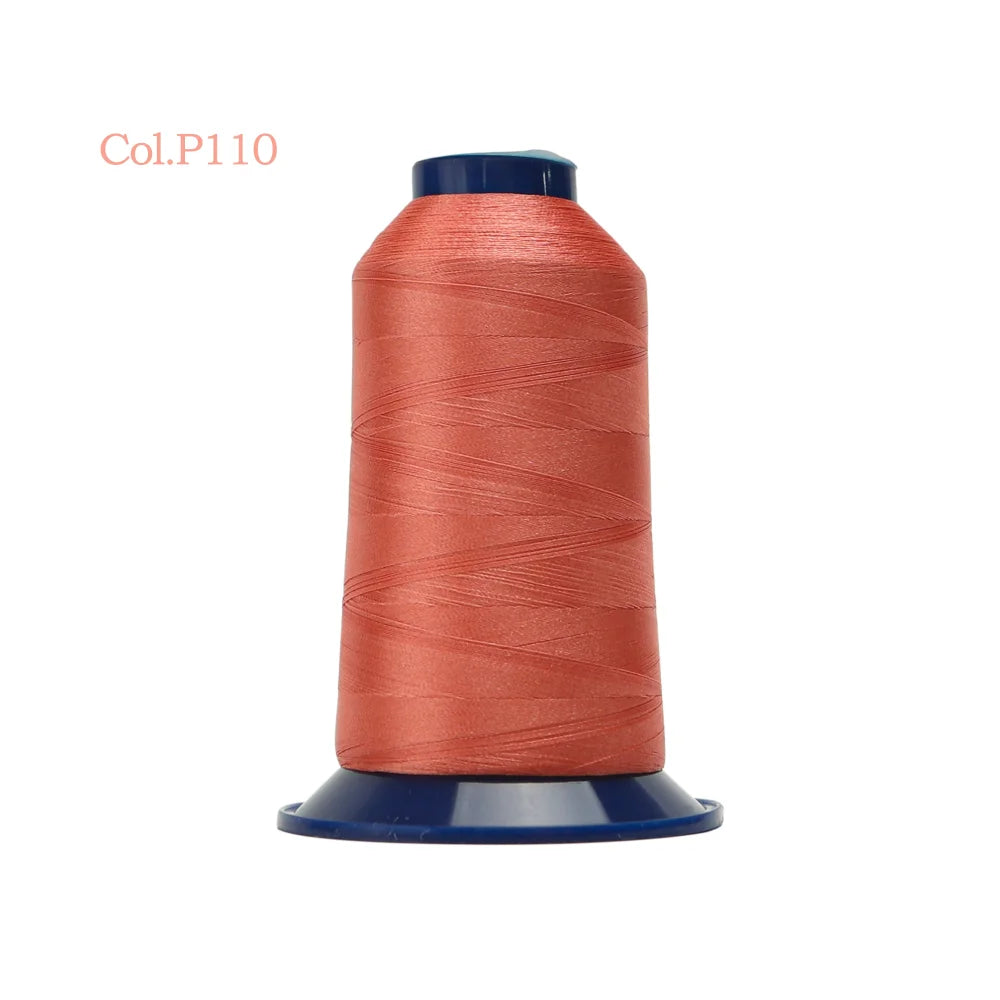 High-Tenacity Polyester Embroidery Thread (120D/2, 40wt) for Home & Industrial Machines