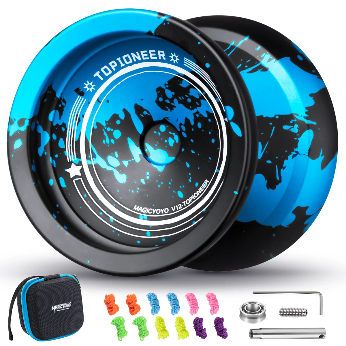 Pro Aluminum Alloy Dual-Function Yo-Yo with Finger Spin Design