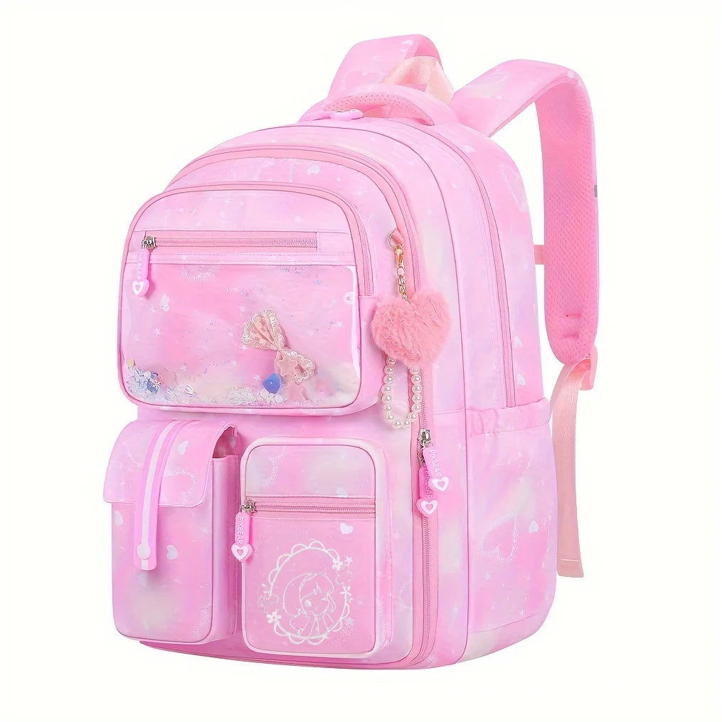 Sweet Cute 3-Piece School Backpack Set for Girls